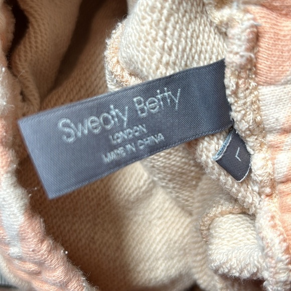 Sweaty Betty Jogger L Essential Pocket Nectarine Orange Tie Dye Women's - Picture 5 of 6